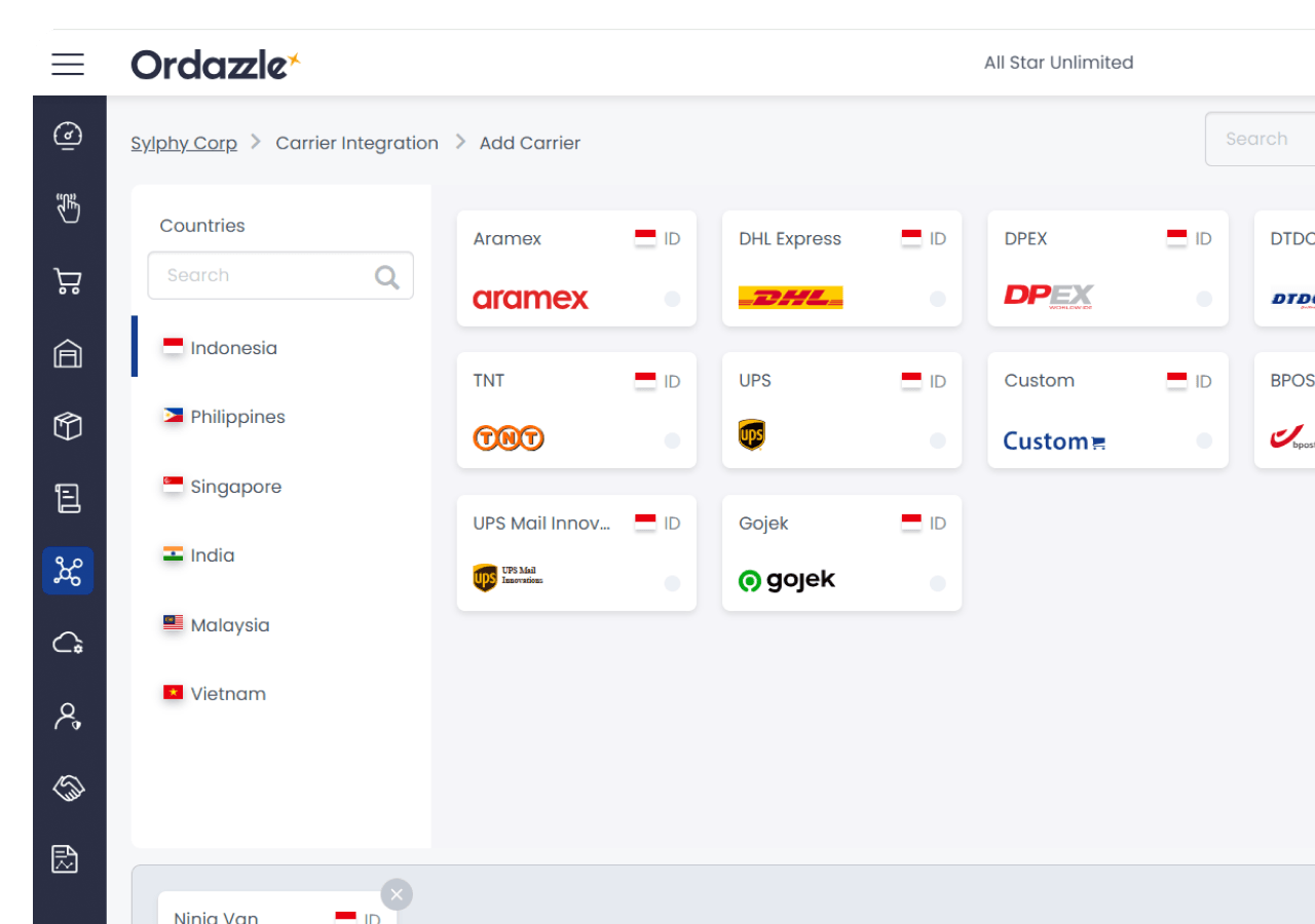 إدارة اللوجستيات