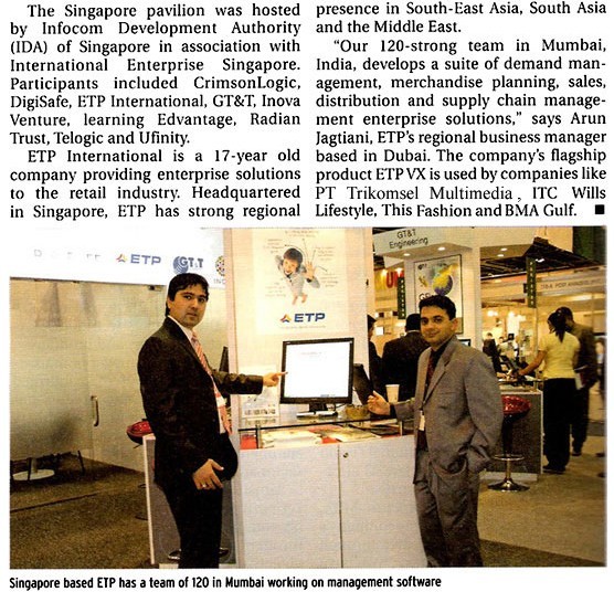 ETP Participates in GITEX 2006