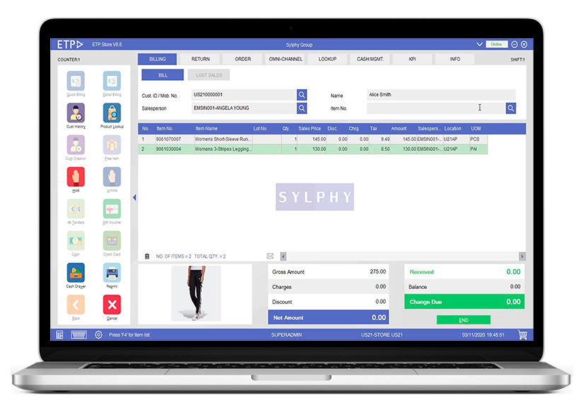 Omni-channel POS software